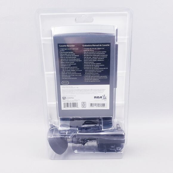 RCA Audiovox RP3503 Portable Recorder & Cassette Player with Standup Mic NEW - Picture 3 of 10